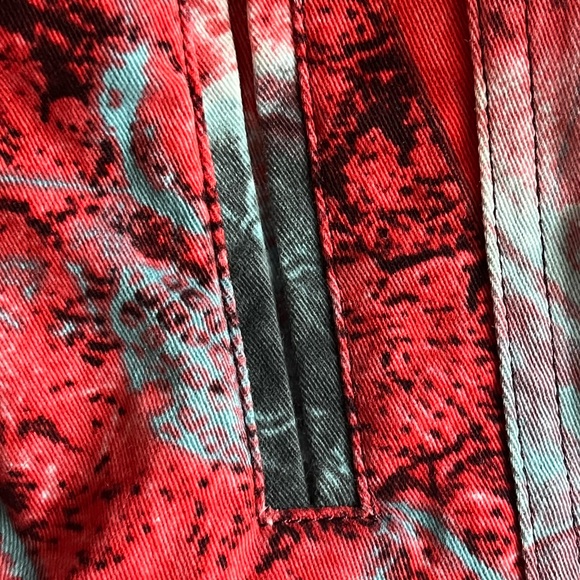 St. John Colorful  abstract art Women's Jacket size medium - Picture 5 of 10